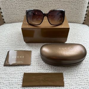 Gucci Tortoise Shell Sunglasses